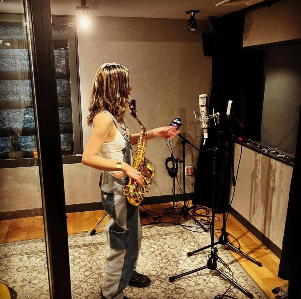 Masayo Koketsu（纐纈之雅代　formerly 纐纈雅代）alto saxophone recording in New York 2023